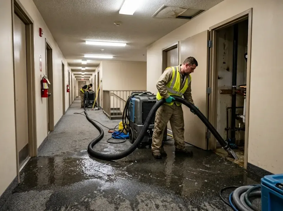 multi-unit-apartment-hallway-f-005 — frequently asked questions, Emergency Burst Pipe Water Extraction & Removal in Aledo, TX
